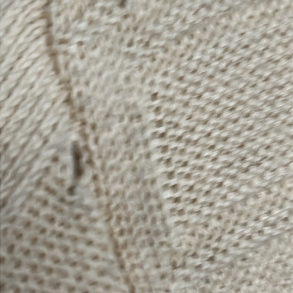 Unbranded Sweater Tan Waffle Knit Peter Pan Collar ✝️ - Picture 8 of 13